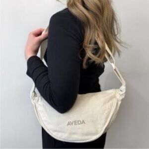 NIB Aveda Natural Canvas Belt or Shoulder Bag Zip Adjustable